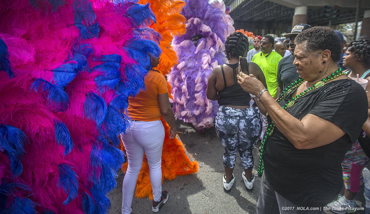 Mardi Gras Indians hit the streets In New Orleans